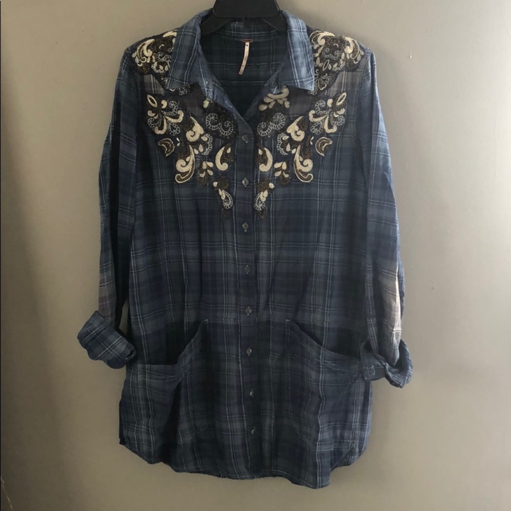 Free people button down